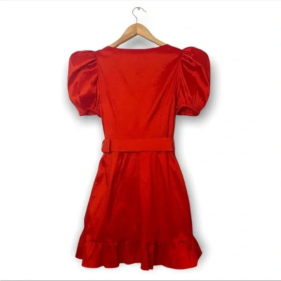 Lovers & Friends Ella Red Wrap Dress - Picture 6 of 11